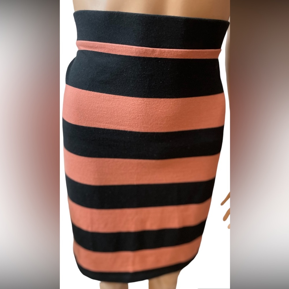 Forever 21 - Stripe Pencil/Bodycon Skirt, Size: Large